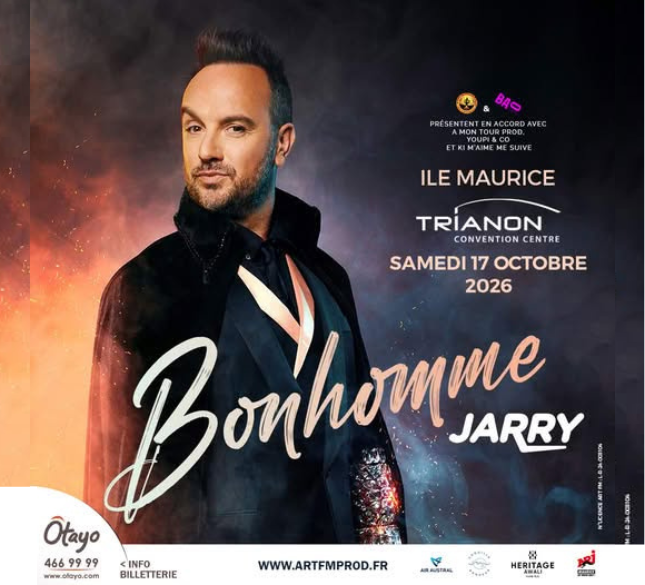 Jarry Returns to Mauritius with “Bonhomme”